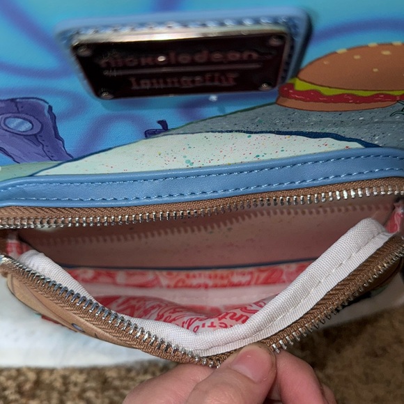 NWOT SpongeBob Loungefly mini backpack - Picture 5 of 6